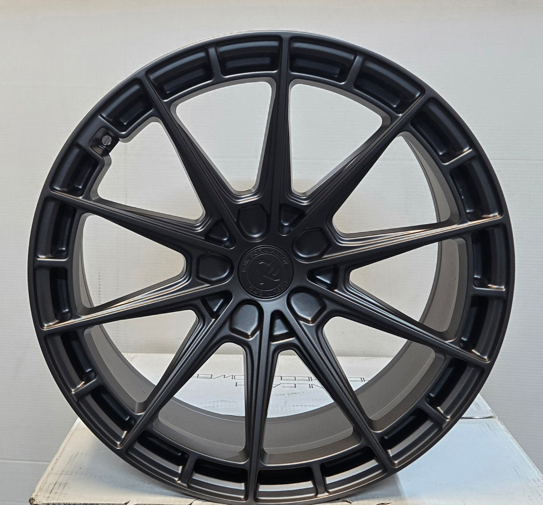 GWG RF8 20X9.0 BLANK SATIN GUNMETAL - Gun Hill Tire House (WTW - WHOLESALE TIRES & WHEELS)