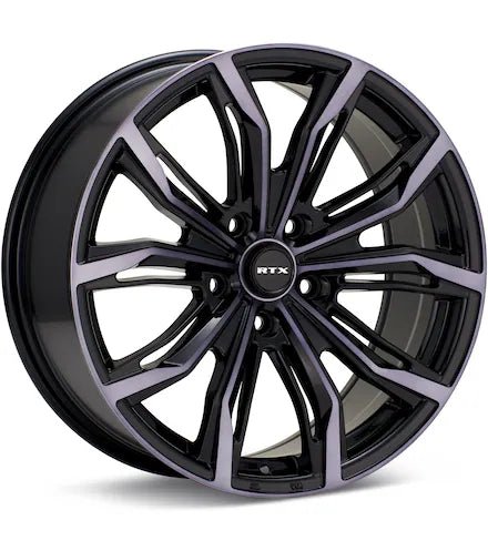 RTX WHEELS BLACK WIDOW SATIN BLACK PAINTED - Gun Hill Tire House (WTW - WHOLESALE TIRES & WHEELS)