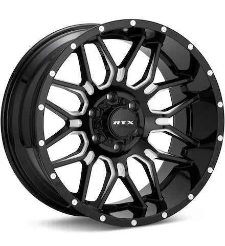 RTX WHEELS CLAW GLOSS BLACK PAINTED - Gun Hill Tire House (WTW - WHOLESALE TIRES & WHEELS)