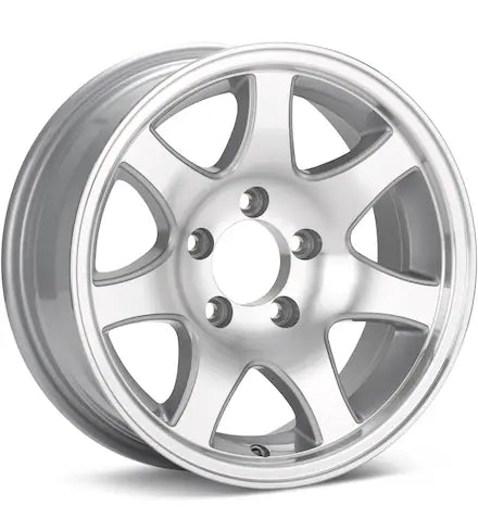 SENDEL TOWABLE T02 SILVER MACHINED W/CLEARCOAT - Gun Hill Tire House (WTW - WHOLESALE TIRES & WHEELS)