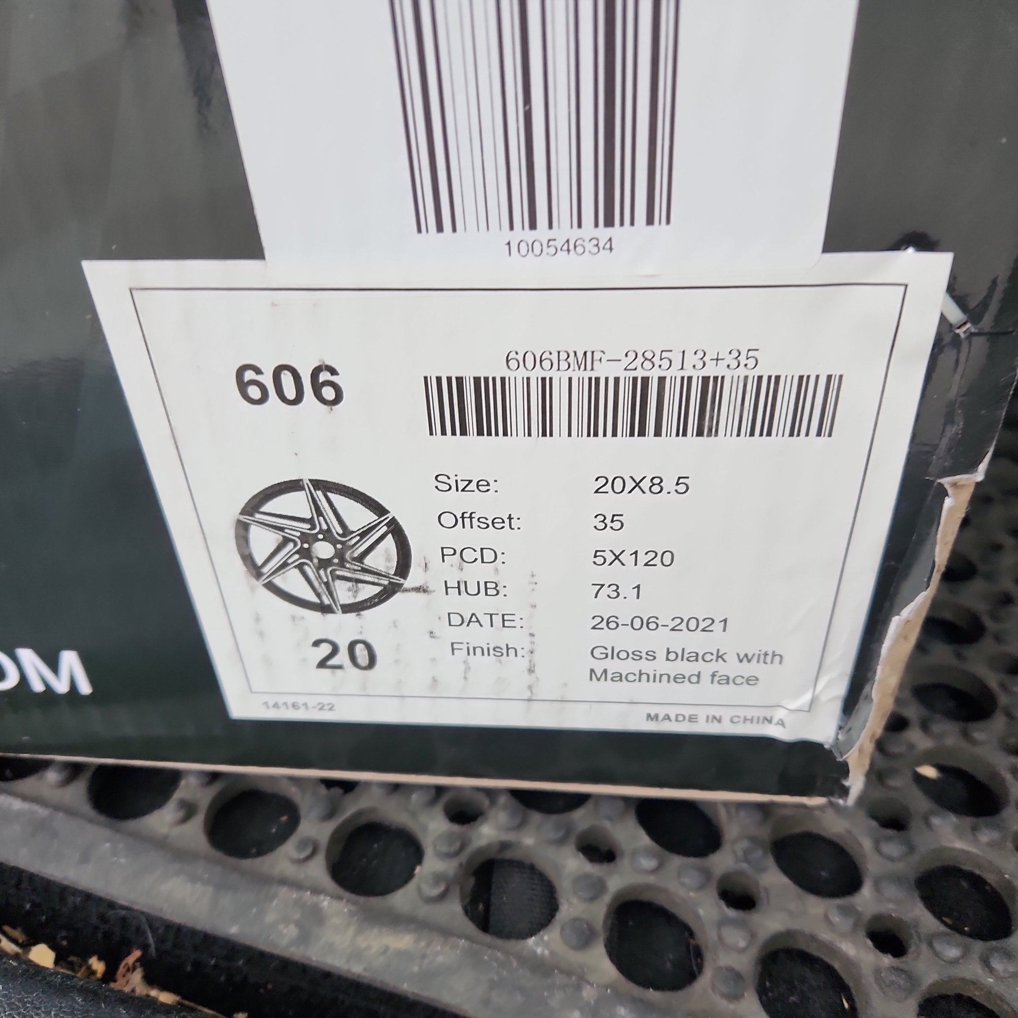 IMPACT RACING 606 20X8.5 5X120 GLOSS BMF - Gun Hill Tire House (WTW - WHOLESALE TIRES & WHEELS)