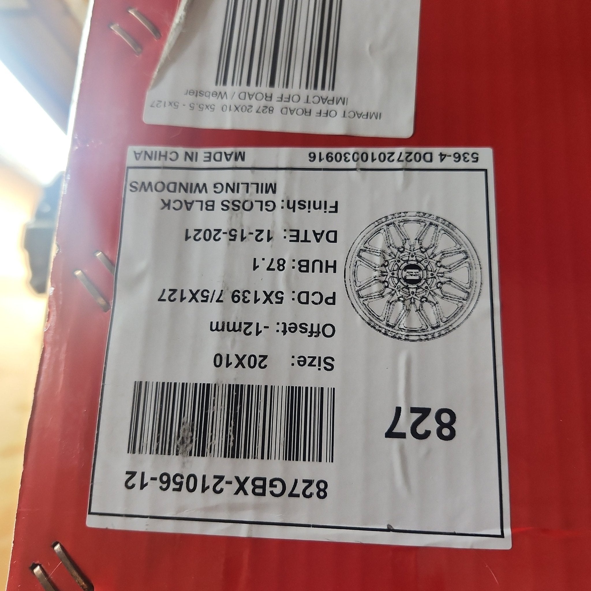 IMPACT OFF ROAD 827 20X10 5x5.5 - 5x127 - Gun Hill Tire House (WTW - WHOLESALE TIRES & WHEELS)