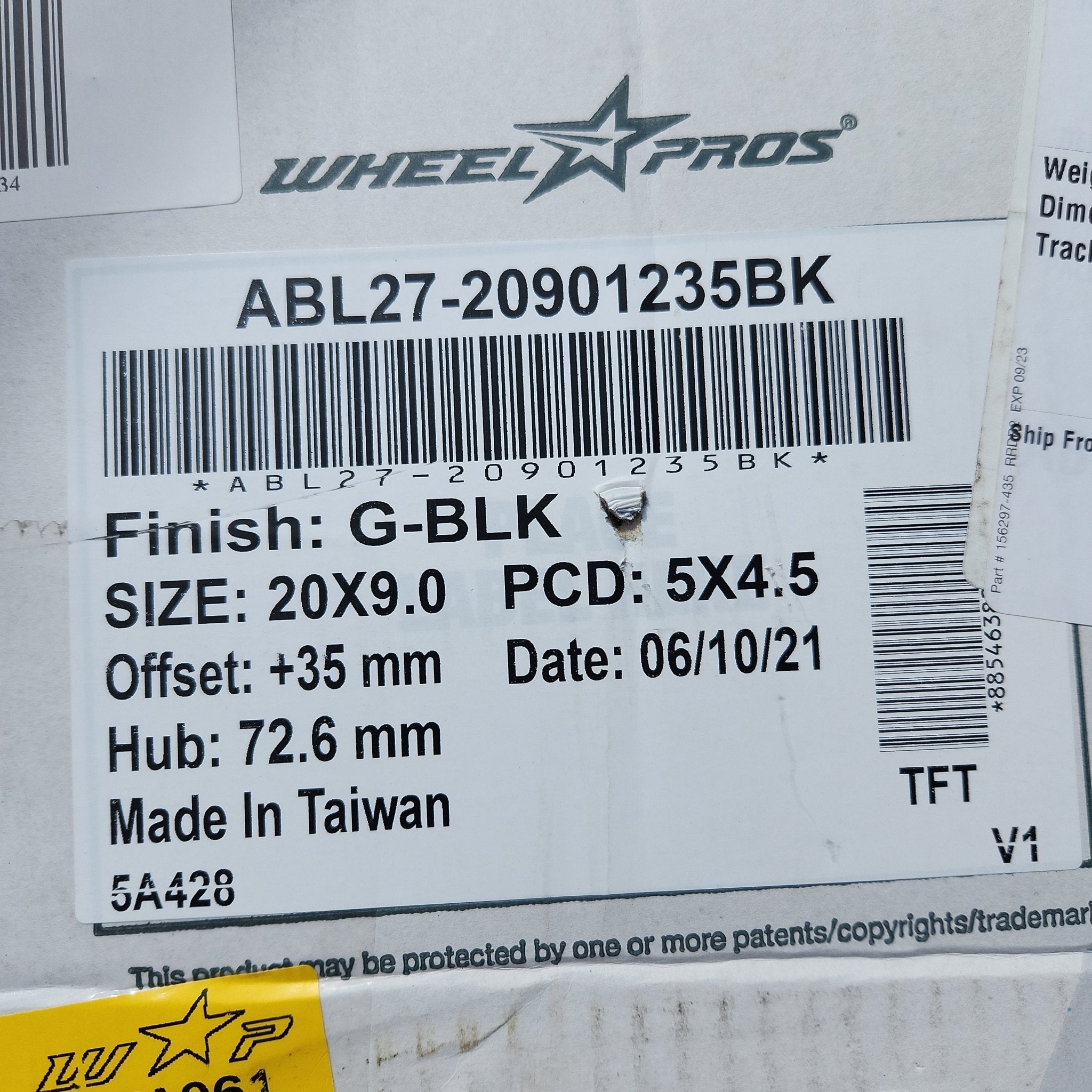 ASSANTI BL WHEEL PROS ABL27 G5A428 20X9.0 5X4.5 GLOSS BLACK - Gun Hill Tire House (WTW - WHOLESALE TIRES & WHEELS)