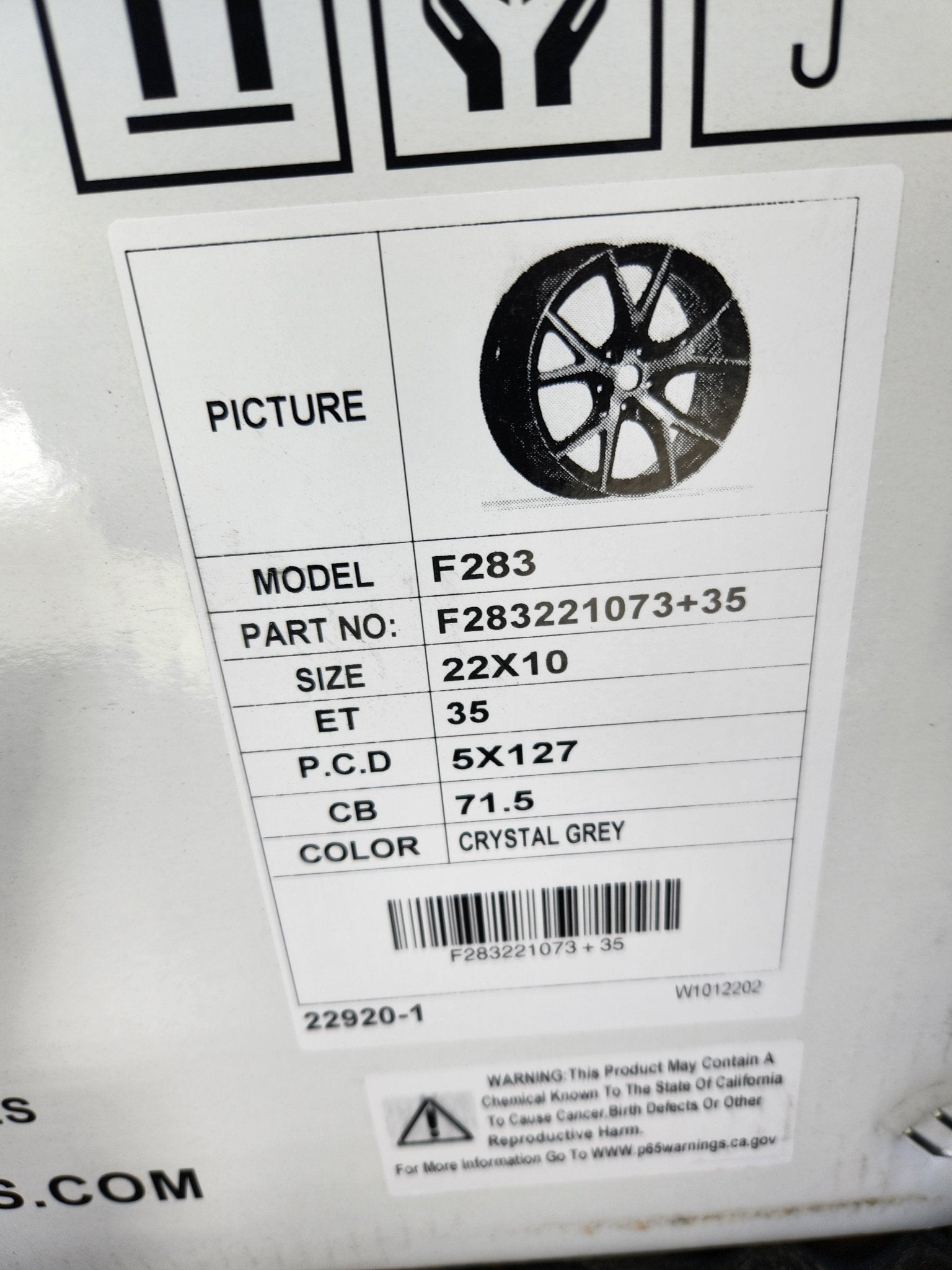 OE - 5337 TRACKHAWK STYLE WHEELS 22X10 5x127 HYPER BLACK - Gun Hill Tire House (WTW - WHOLESALE TIRES & WHEELS)