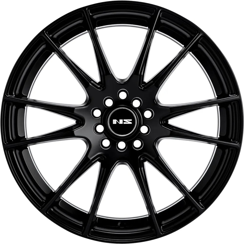 NS1505 17X7.0 4X100 - 4X4.5 MATTE BLACK - Gun Hill Tire House (WTW - WHOLESALE TIRES & WHEELS)