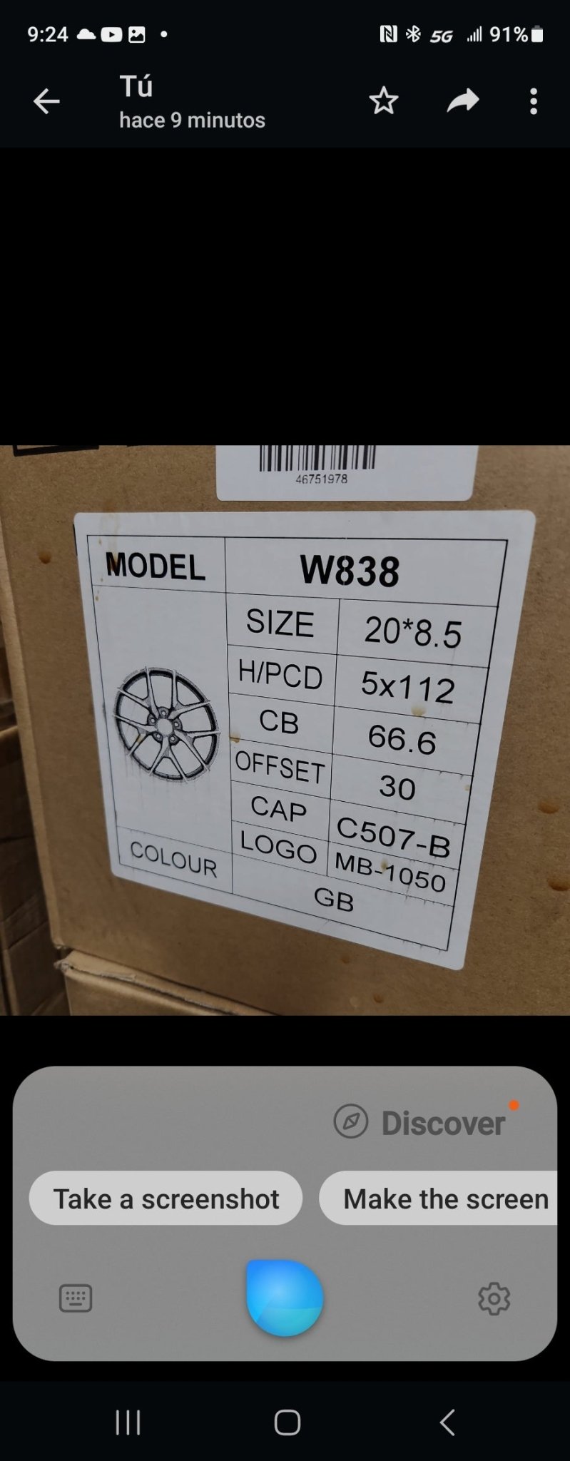 W838 20x8.5 5x112 GLOSS BLACK - Gun Hill Tire House (WTW - WHOLESALE TIRES & WHEELS)