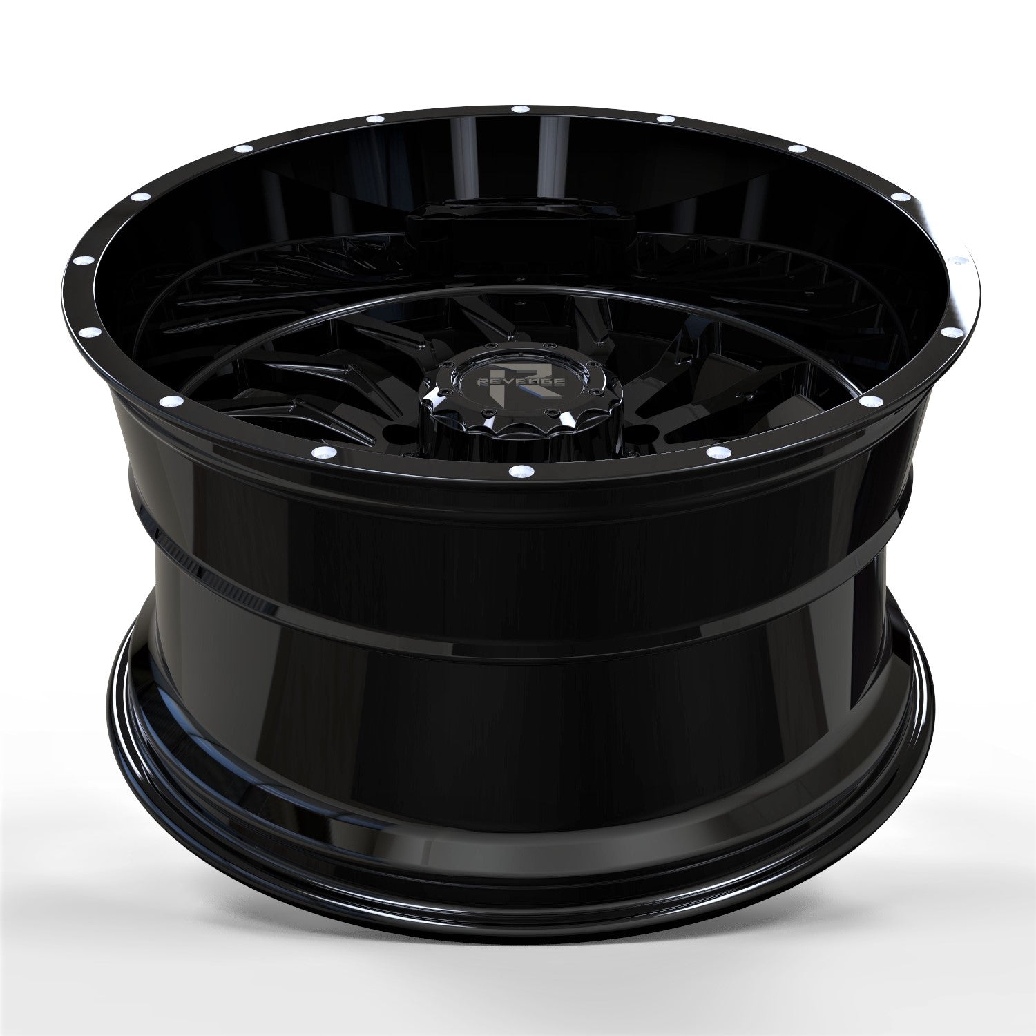 REVENGE RV - 204 20X10 8X165.1 GLOSS BLACK - Gun Hill Tire House (WTW - WHOLESALE TIRES & WHEELS)