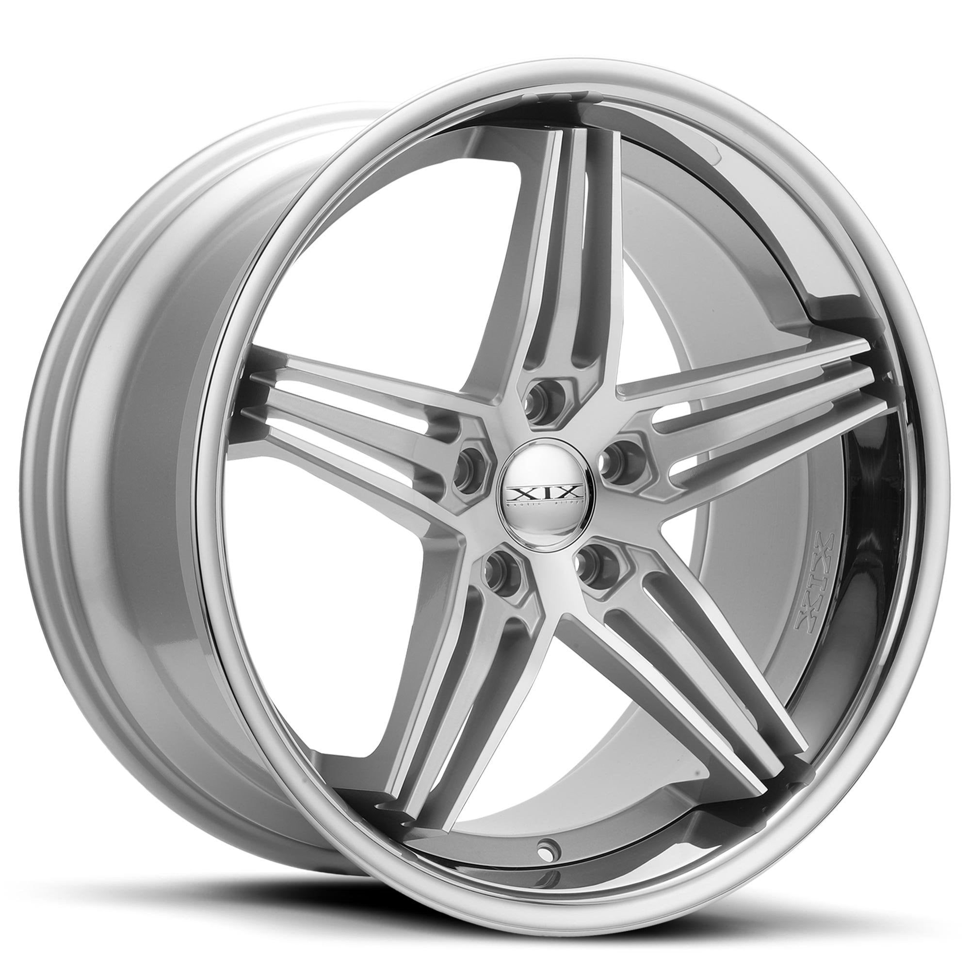 XIX X63 20x10.5 5x112 SILVER MACHINED - Gun Hill Tire House (WTW - WHOLESALE TIRES & WHEELS)