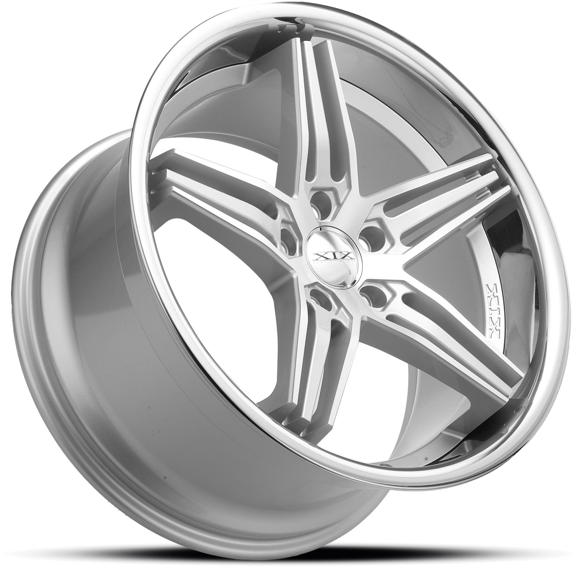 XIX X63 20x10.5 5x112 SILVER MACHINED - Gun Hill Tire House (WTW - WHOLESALE TIRES & WHEELS)