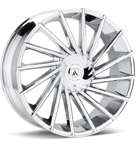 ASANTI BLACK LABEL ABL - 18 CHROME PLATED - Gun Hill Tire House (WTW - WHOLESALE TIRES & WHEELS)