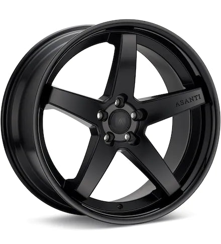 ASANTI BLACK LABEL ABL - 31 BLACK W/GLOSS BLACK LIP - Gun Hill Tire House (WTW - WHOLESALE TIRES & WHEELS)