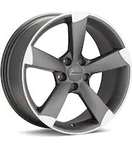 ANDROS R9 MACHINED W/LIGHT GREY ACCENT - Gun Hill Tire House (WTW - WHOLESALE TIRES & WHEELS)