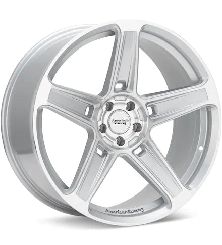 AMERICAN RACING WHEELS AR936 SILVER MACHINED W/CLEARCOAT - Gun Hill Tire House (WTW - WHOLESALE TIRES & WHEELS)