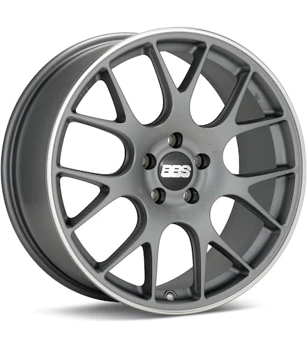 BBS CH - R TITANIUM W/POL STAINLESS LIP - Gun Hill Tire House (WTW - WHOLESALE TIRES & WHEELS)