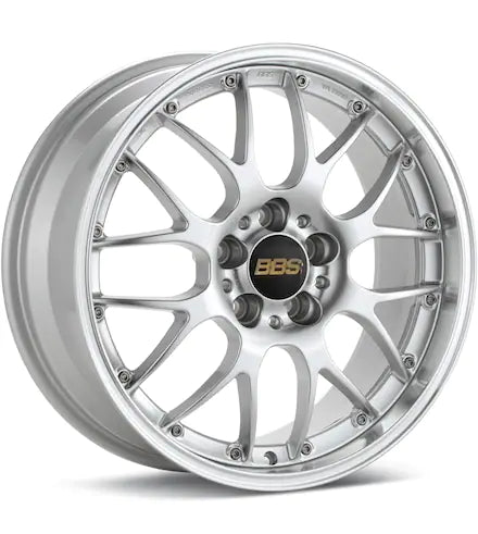 BBS RS - GT BRIGHT SIL W/MACH LIP - Gun Hill Tire House (WTW - WHOLESALE TIRES & WHEELS)