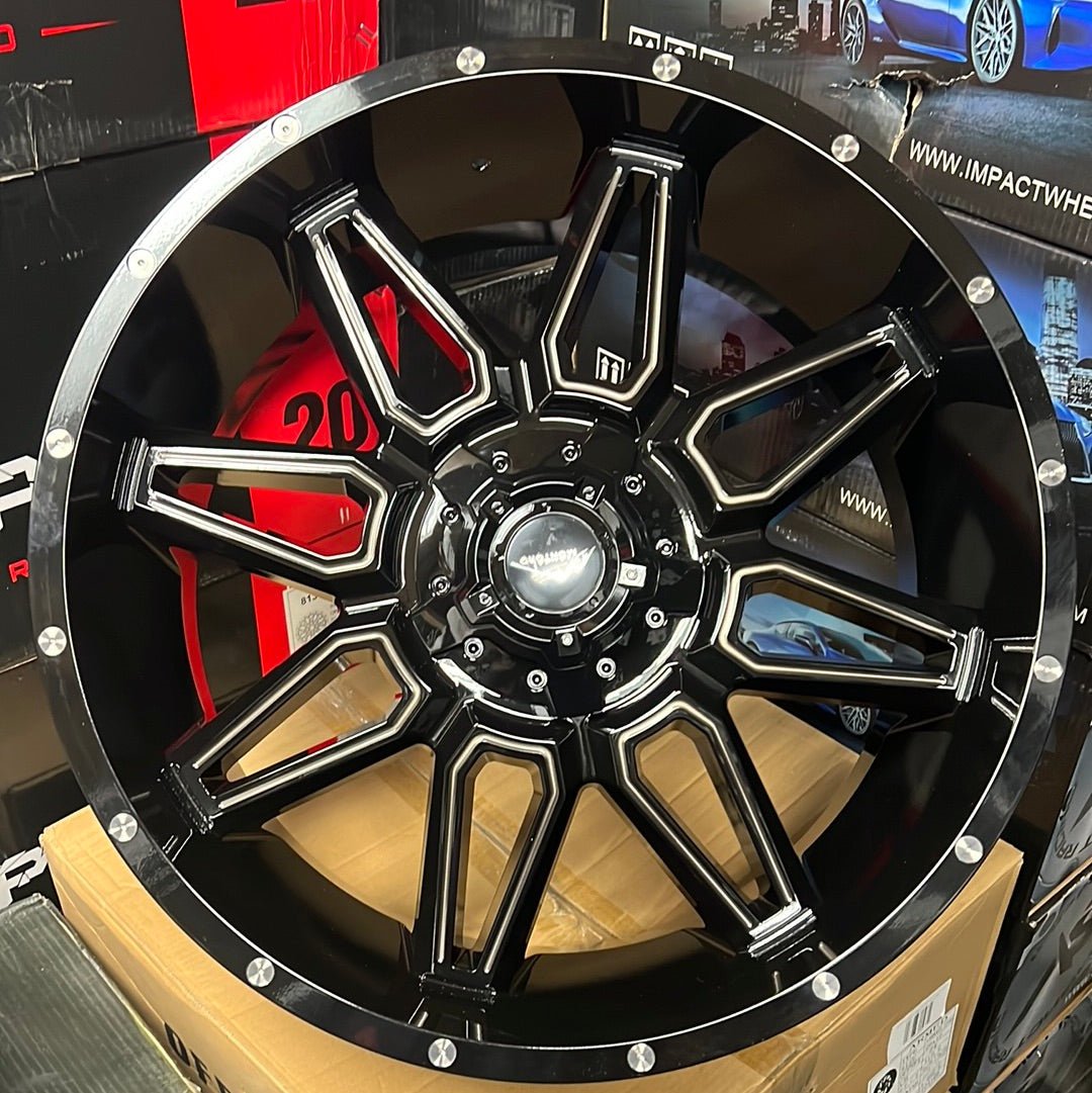 MONTORO M12 22x10 5X127 - Gun Hill Tire House (WTW - WHOLESALE TIRES & WHEELS)