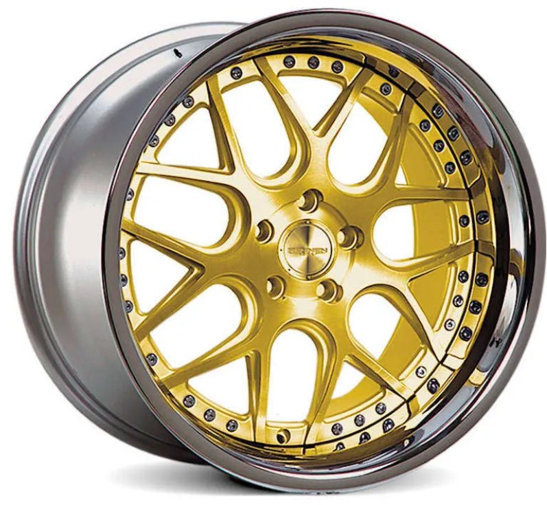 RENNEN CSL2 20X10 5X120 TINTED GOLD W CHROME SSL LIP - Gun Hill Tire House (WTW - WHOLESALE TIRES & WHEELS)