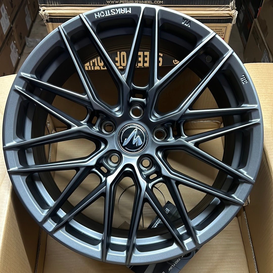 MAKSTTON MST 715 18X8 5X4.5 MATT STEEL GRAY - Gun Hill Tire House (WTW - WHOLESALE TIRES & WHEELS)