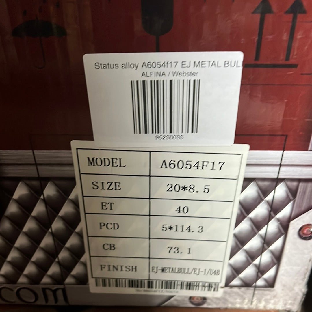 Status alloy A6054f17 EJ METAL BULL 20" 5X4.5 - Gun Hill Tire House (WTW - WHOLESALE TIRES & WHEELS)