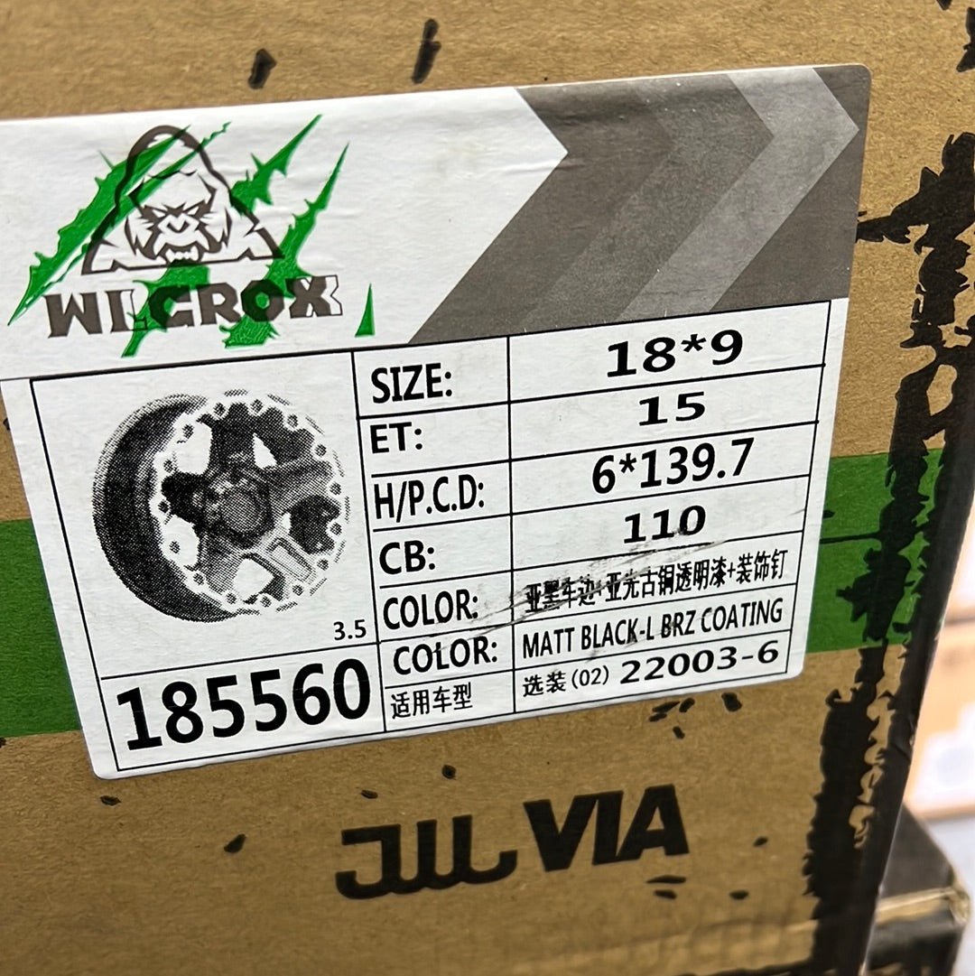 WILDCROX WHEELS 18x9 6x5.5 - Gun Hill Tire House (WTW - WHOLESALE TIRES & WHEELS)