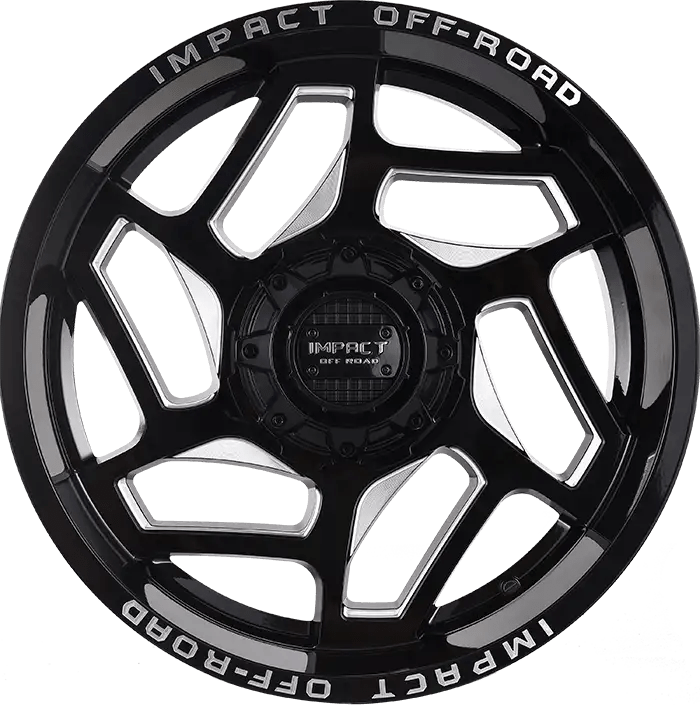 IMPACT OFF ROAD 826 20X10 5X139.7 - 5X150 GLOSS BLACK MILLE WINDOWS - Gun Hill Tire House (WTW - WHOLESALE TIRES & WHEELS)