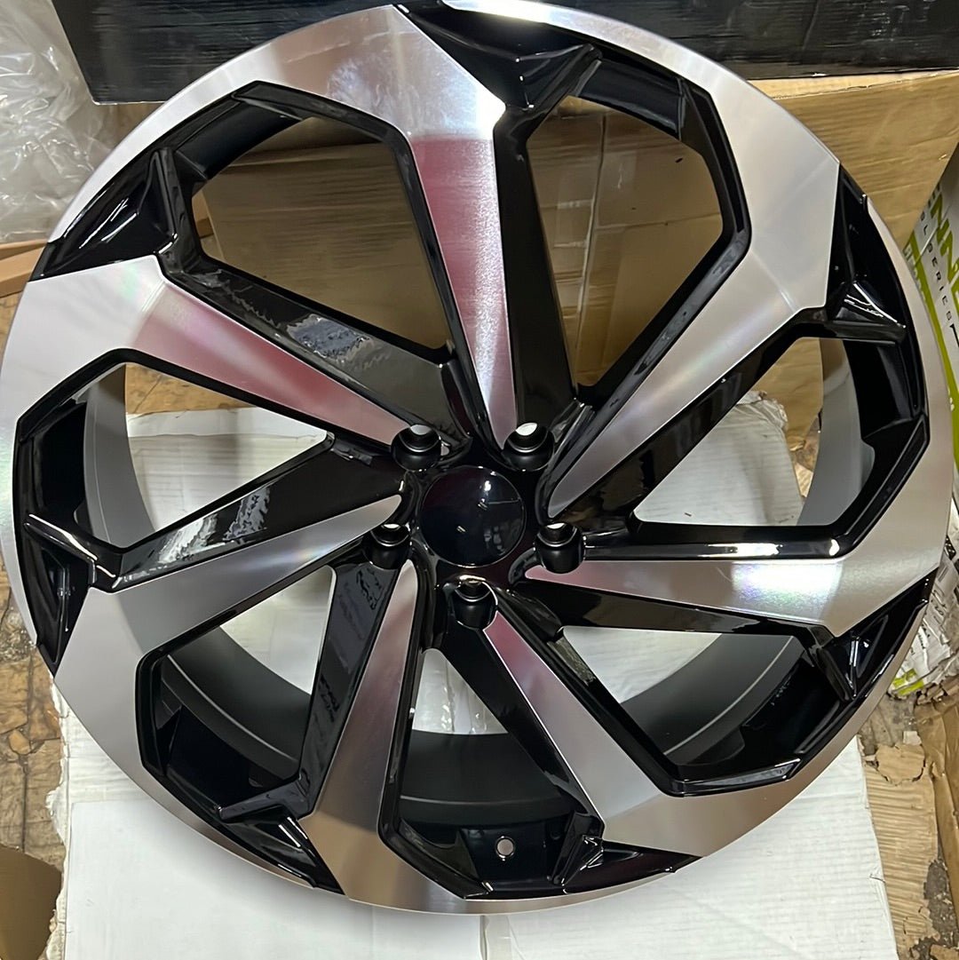 WCL601 WHEELS 20X8.5 5X4.5 GLOSS BLACK MACHINED - Gun Hill Tire House (WTW - WHOLESALE TIRES & WHEELS)