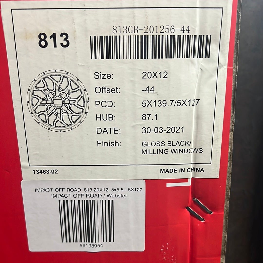 IMPACT OFF ROAD 813 20X12 5x5.5 - 5X127 - Gun Hill Tire House (WTW - WHOLESALE TIRES & WHEELS)