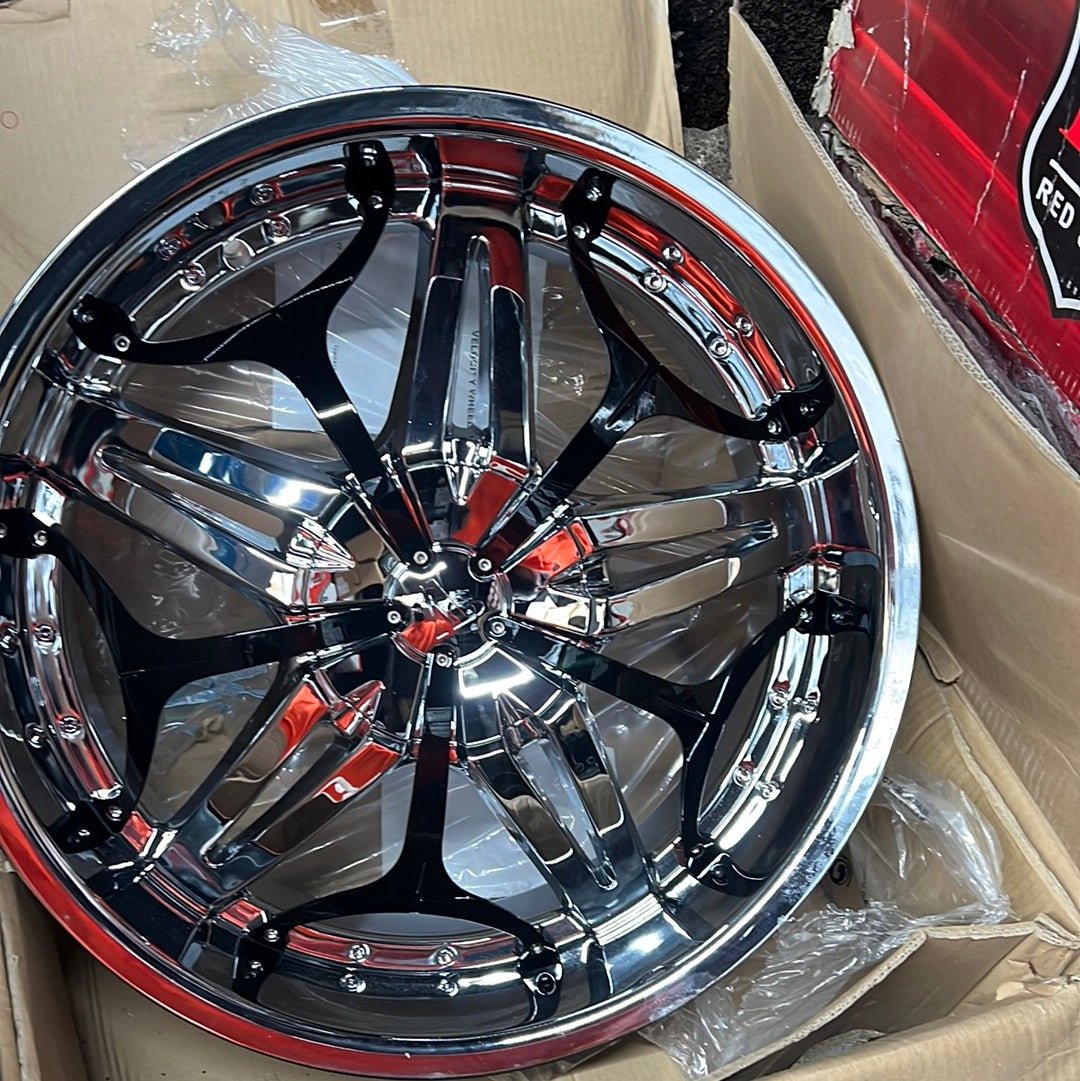 VELOCITY VW825 22x9.5 5x115/ 5x120 C + BP - Gun Hill Tire House (WTW - WHOLESALE TIRES & WHEELS)