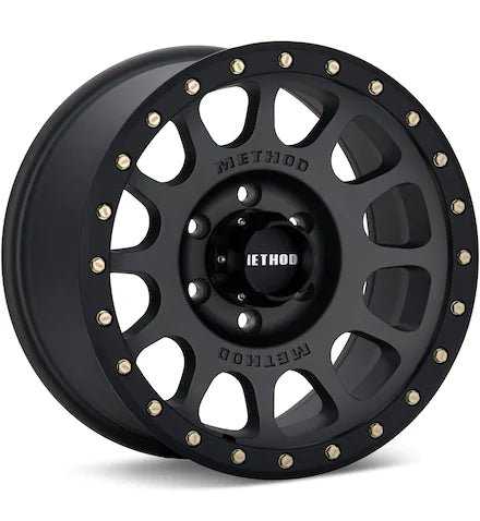 METHOD MR305 NV BLACK W/GLOSS BLACK LIP - Gun Hill Tire House (WTW - WHOLESALE TIRES & WHEELS)