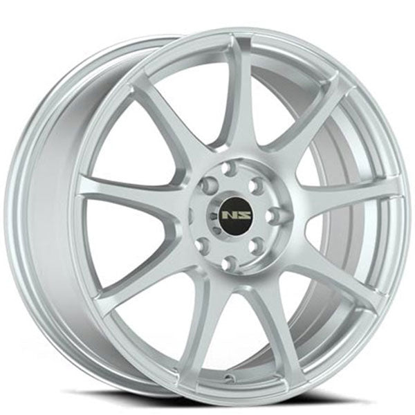 NS 1508 16X7 4X100 - 4X4.5 SILVER - Gun Hill Tire House (WTW - WHOLESALE TIRES & WHEELS)
