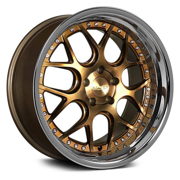 RENNEN CSL2 19X8.5 5X4.5 TINTED BRONZE/ CHROME SSL LIP - Gun Hill Tire House (WTW - WHOLESALE TIRES & WHEELS)