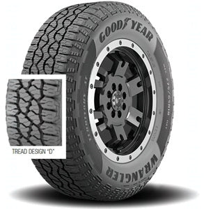 235/55R17 Goodyear Wrangler Territory AT (Tread Design D) 103H