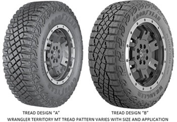 LT315/70R17 Goodyear Wrangler Territory Mt 113S