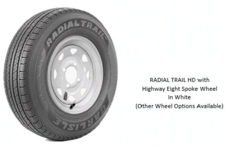 ST205/75R15 Carlstar Radial Trail Hd (Tire/Wheel Assembly) 81M